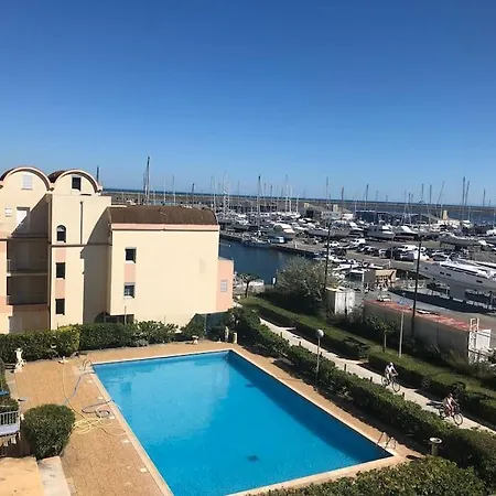 Appartement 100 M2 Terrasse Piscine Gruissan Buitenkant foto